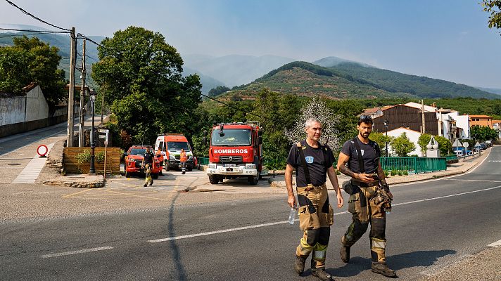 Telediario 2 - El incendio de Jarilla (Extremadura) queda estabilizado tras once días sin control