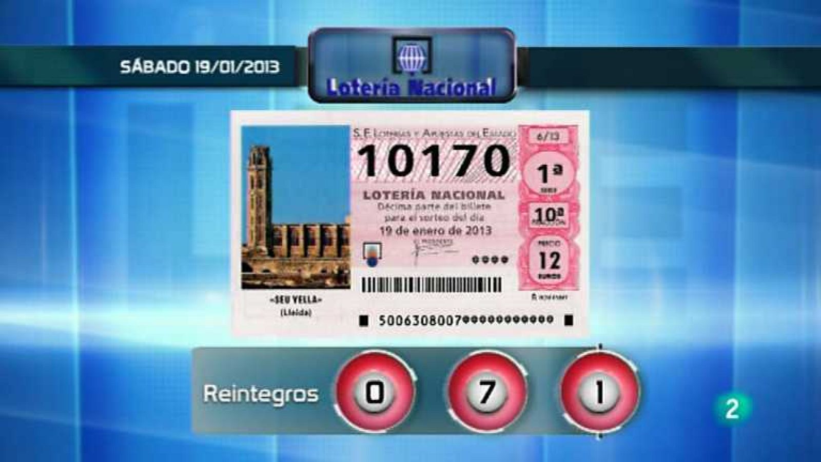 Lotería viajera - 19/01/13 - Ver ahora