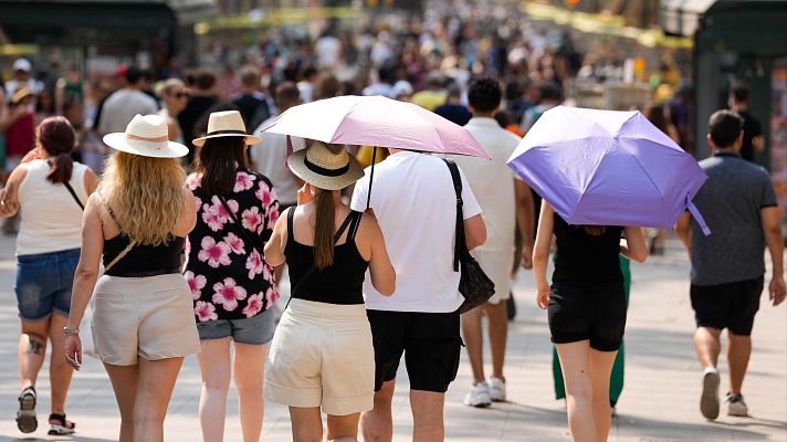 El tiempo - Lluvias y calor antes de la llegada de un frente