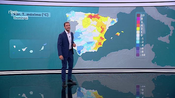 El tiempo - Chubascos localmente fuertes por la tarde en el sudeste de la Ibérica