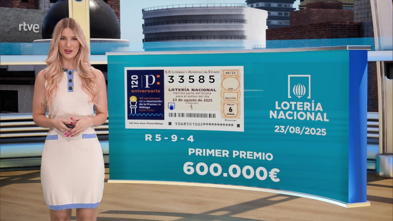 Sorteo de la Lotería Nacional: 23/08/2025 - Loterías | Ver