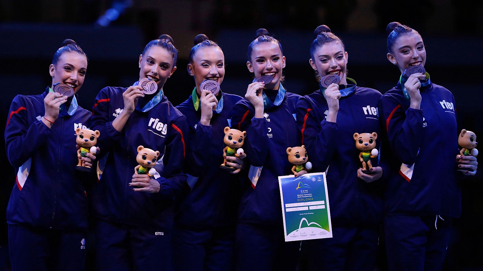 España gana el bronce mundial en el 'all around' por equipos | Ver