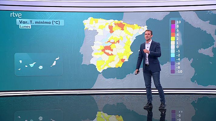 El tiempo - Chubascos y/o tormentas fuertes en zonas del interior nordeste