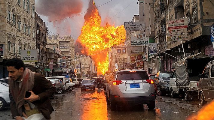 Telediario Matinal - Al menos dos muertos en ataques aéreos de Israel contra Yemen