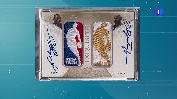  - 13 millones de euros por un cromo firmado por Kobe Bryant y Michael Jordan