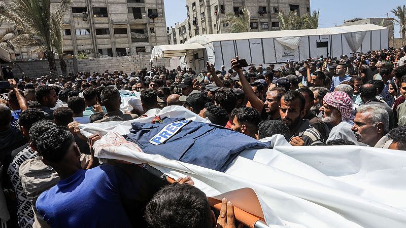 Alfonso Bauluz, presidente de RSF: "Israel está consiguiendo que ejercer el periodismo en Gaza sea un acto suicida"