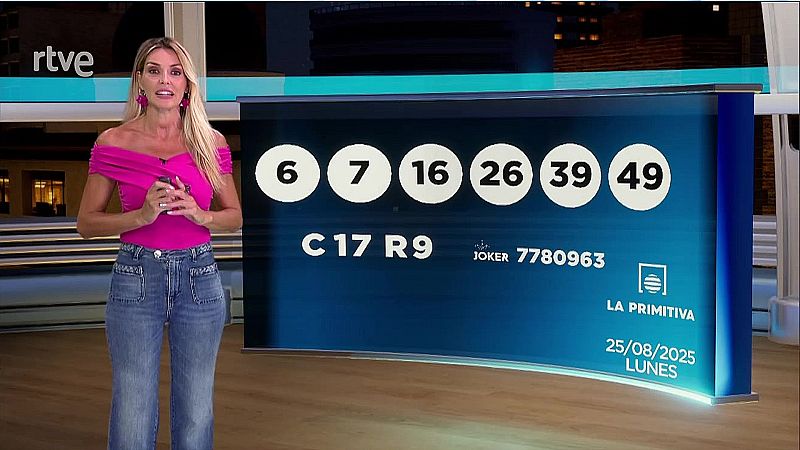 Sorteo de la Bonoloto y Primitiva: 25/08/2025 - Loterías | Ver