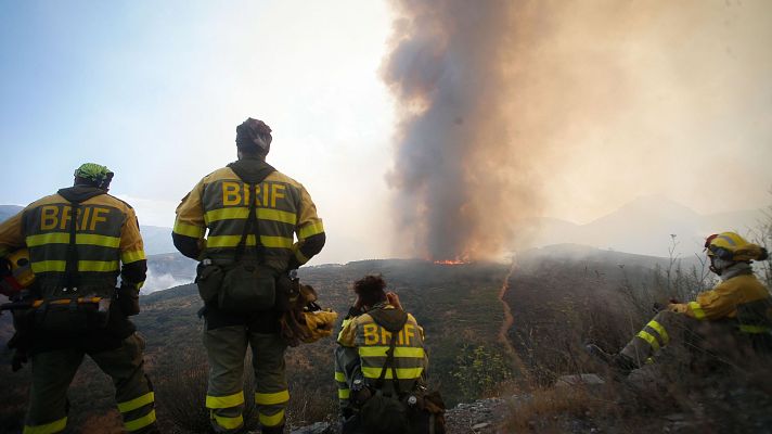 La hora de La 1 - El alcalde de Porto asegura que están "libres del incendio" de Zamora pero que existe riesgo de que "se reactive"