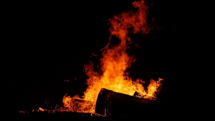 Telediario 1 - Las llamas amenazan el sur de Lugo