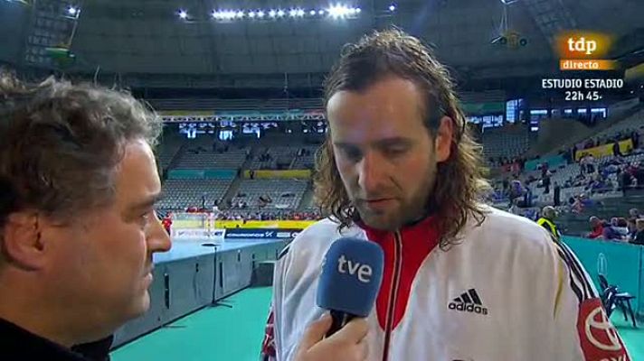Mundiales de Balonmano - El portero alemán no tiene miedo a los 'Hispanos'