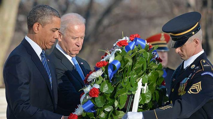 Telediario 1 - Obama jura hoy su cargo