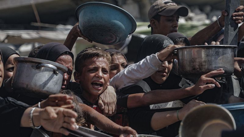 La agonía de los más jóvenes en Gaza por la inanición: "Echo de menos comer, estoy cansada"