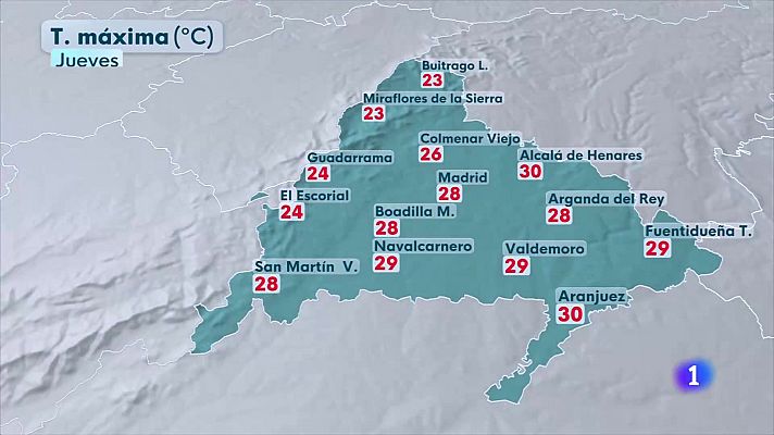 Informativo de Madrid - El tiempo en la Comunidad de Madrid -28/08/25