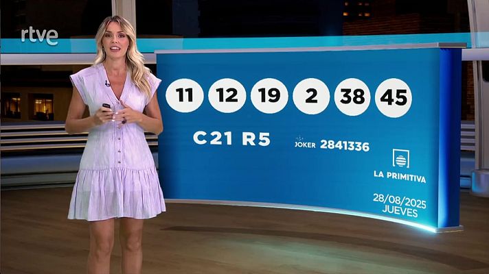 Loterías - Sorteo de la Lotería Nacional, Bonoloto, Primitiva y Jóker del 28/08/2025