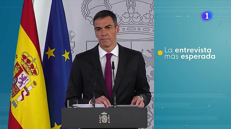 El lunes, Pepa Bueno entrevista a Pedro Sánchez en el Telediario 2 - Telediario 2 | Ver
