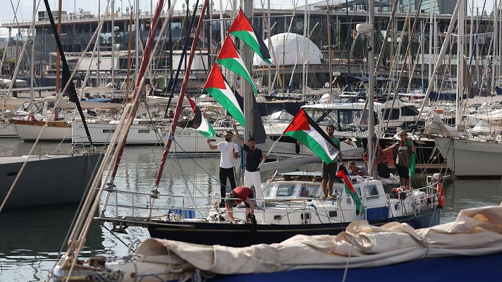 Telediario Fin de Semana - Las flotillas humanitarias desafían el bloqueo israelí de Gaza pese a las amenazas de Tel Aviv