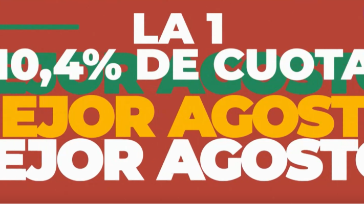 Telediario 1 - La 1 anota su mejor agosto de audiencias en nueve años