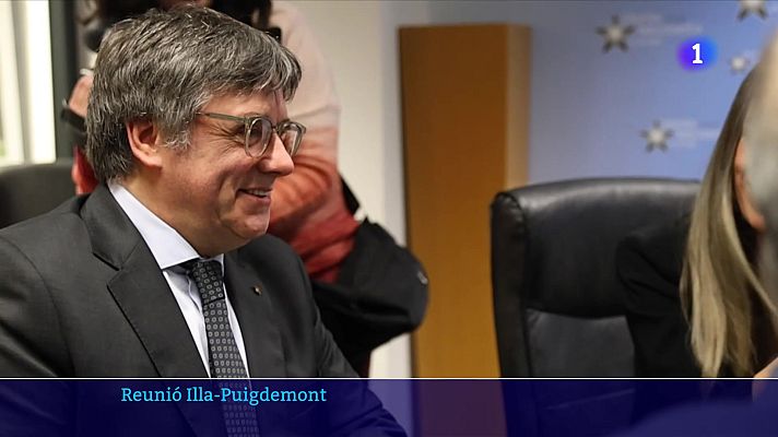 L'Informatiu - Illa i Puigdemont, junts a Brussel·les per acostar posicions