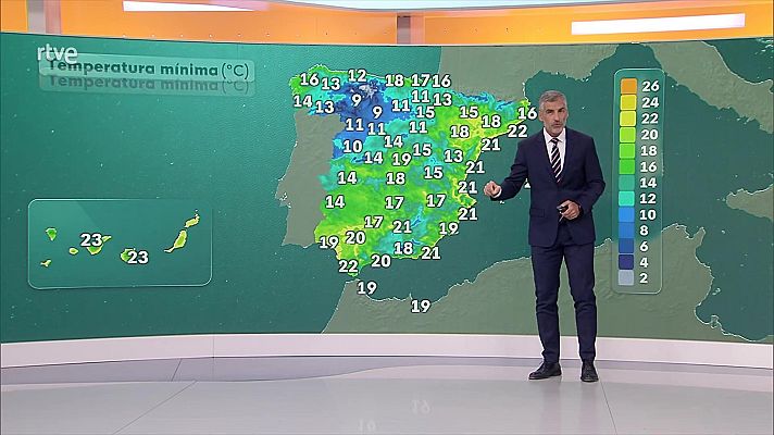 El tiempo - Posibilidad de rachas de viento muy fuertes en el norte de Galicia y oeste de Asturias