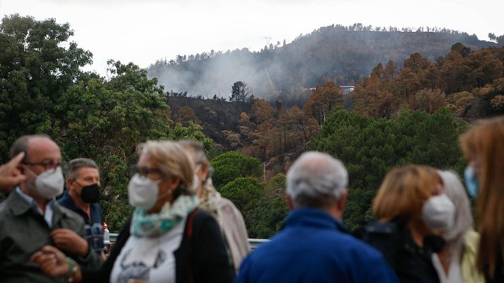 Telediario 1 - El vertedero de A Rúa, en Ourense, arde desde hace 18 días