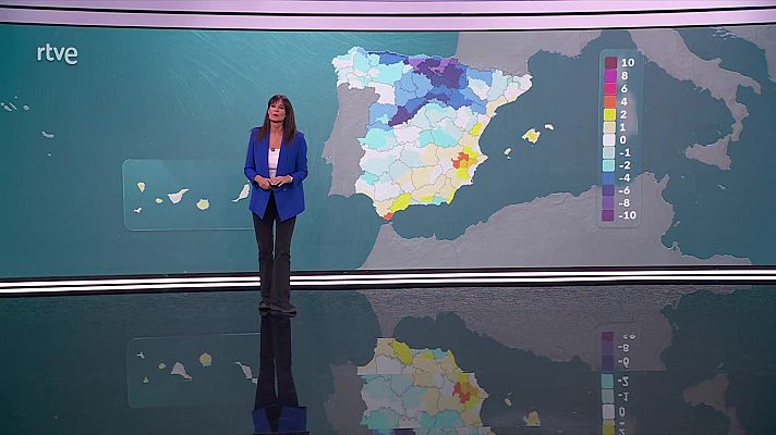 El tiempo - Temperaturas en aumento general en Península y Baleares, descenso en Galicia, Alborán y litoral sudeste