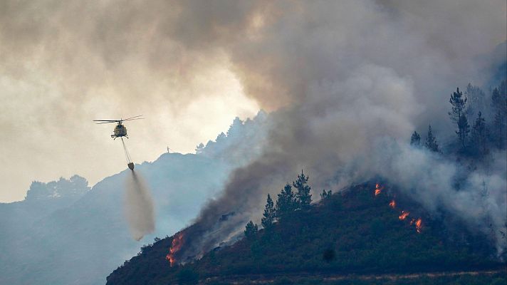 Telediario 1 - La relación directa entre el cambio climático y los incendios de este verano