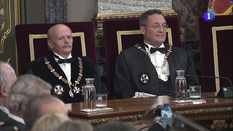 Tensa obertura de l'any judicial per la presència de García Ortiz