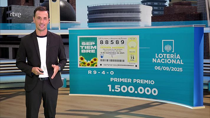 Loterías - Sorteo de la Lotería Nacional del 06/09/2025