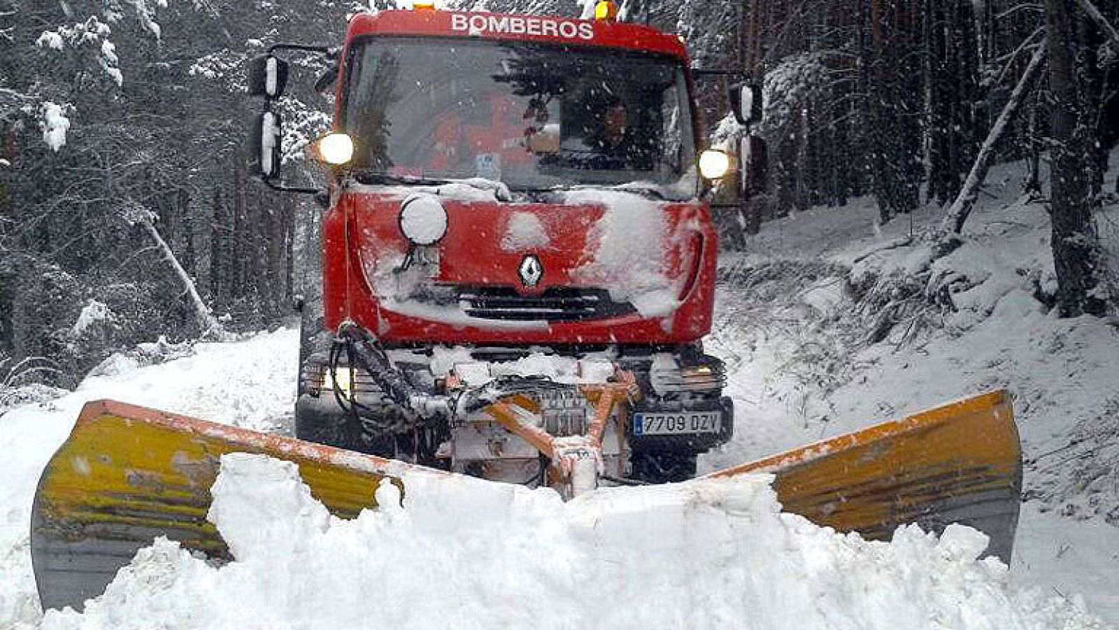 Temporal de nieve y frío en España