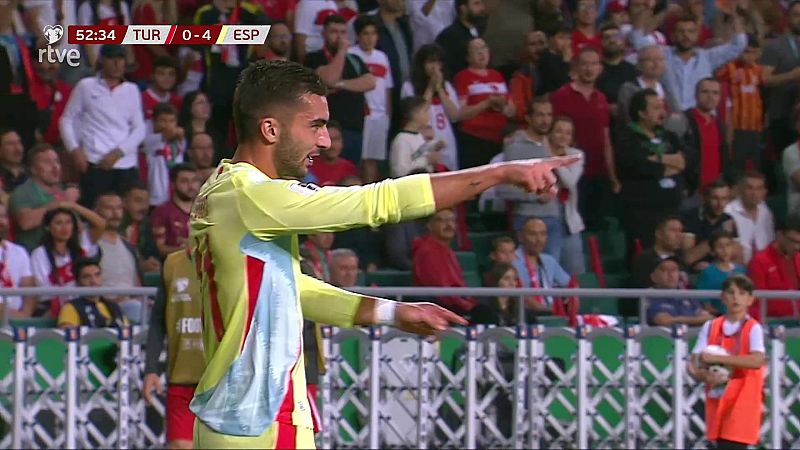 Ferran Torres marca el cuarto gol de España contra Turquía | Ver