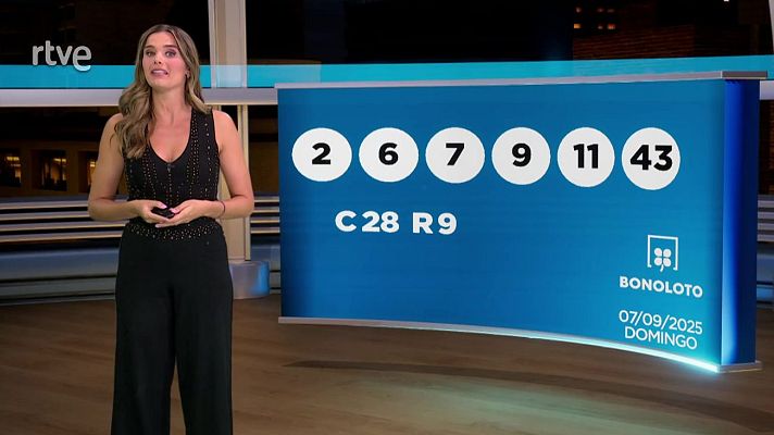 Loterías - Sorteo de la Bonoloto y El Gordo de la Primitiva del 07/09/2025
