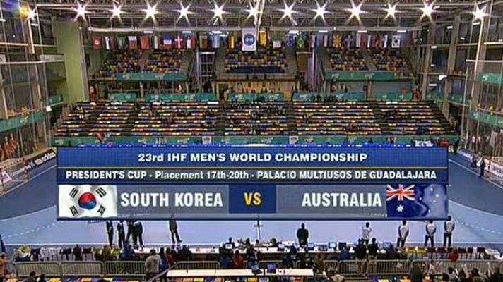 Mundiales de Balonmano - Corea del Sur - Australia