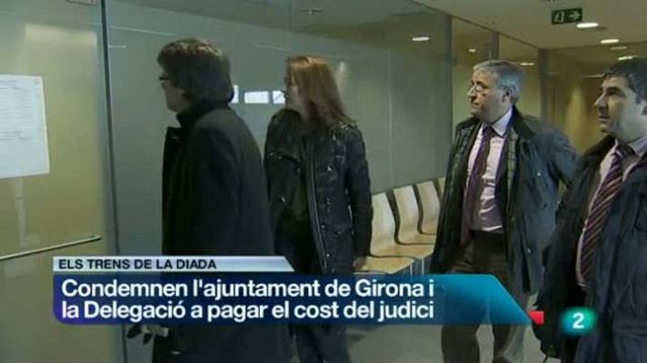 L'Informatiu - Condemnen l'Ajuntament de Girona i la Delegació han de pagar el judici dels trens