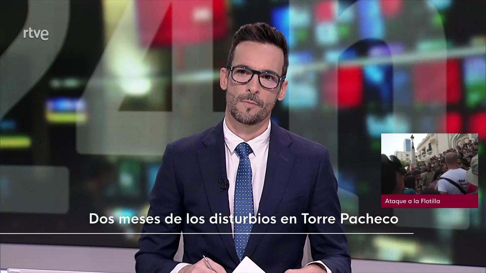 Intervención de Jaime Gutiérrez (DatosRTVE) y Paula Peña (VerificaRTVE) en el Canal 24h sobre el especial de Torre Pacheco