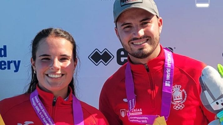  - Elia Canales y Andrés Temiño, campeones del mundo de tiro con arco recurvo en equipos mixtos