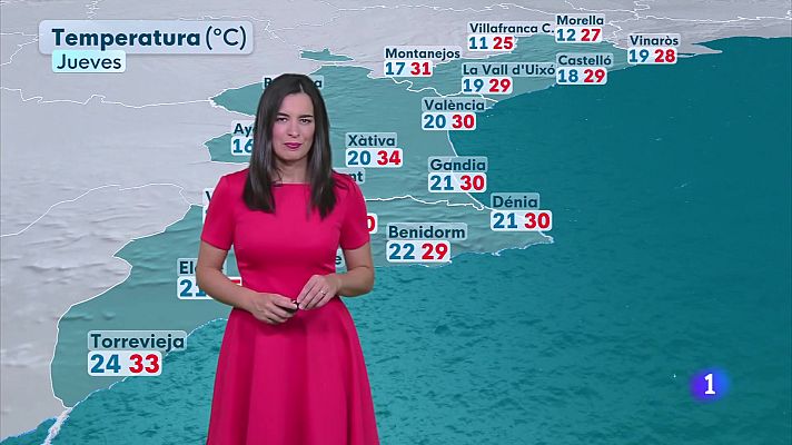 L'informatiu - Comunitat Valenciana - El tiempo en la Comunitat Valenciana 10/09/25