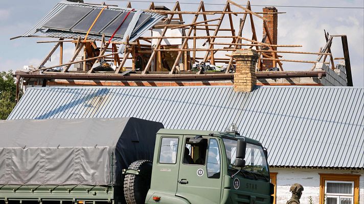 Telediario 1 - Polonia invoca el artículo 4 de la OTAN tras la incursión de drones rusos en su territorio y Moscú niega su autoría