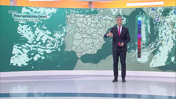 El tiempo - De madrugada en Baleares probables chubascos y tormentas localmente fuertes