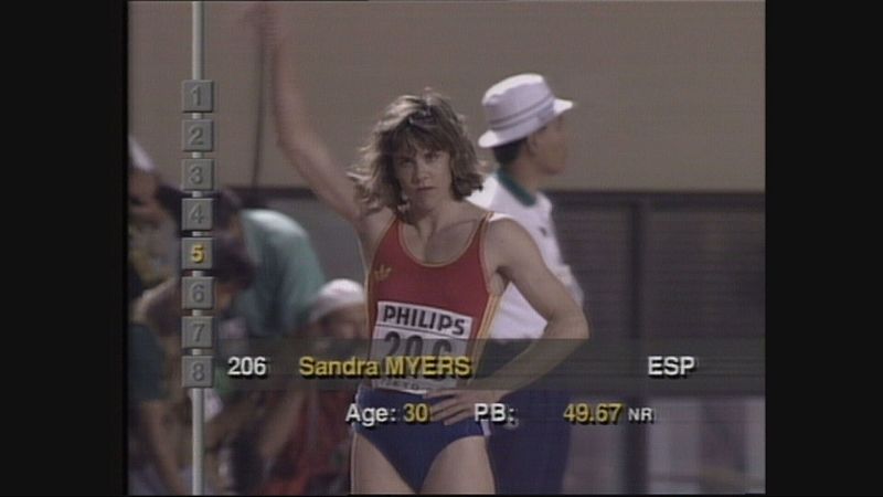 Sandra Myers, bronce en Tokio 1991: primera medalla de una atleta española en un Mundial