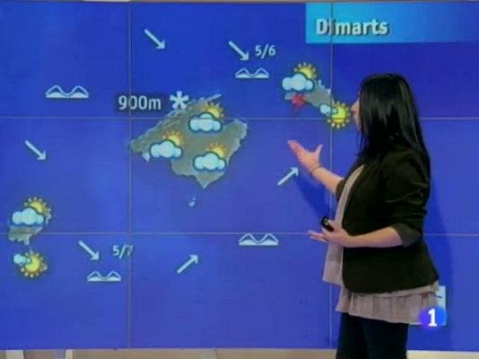 Informatiu Balear - El temps a les Illes Balears - 22/01/13