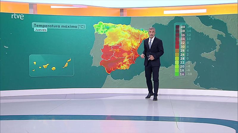 Frente atlántico por la Península, que dejará cielos nubosos y precipitaciones en Galicia y en el Cantábrico