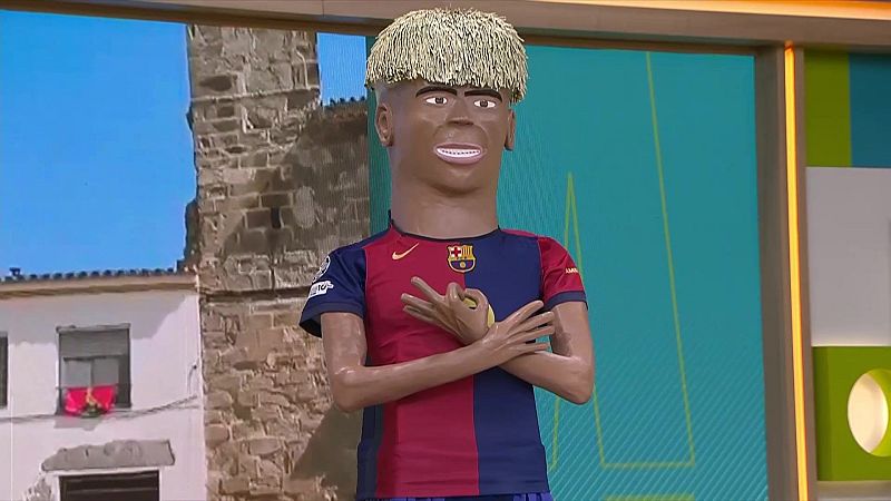 Un gegant inspirat en Lamine Yamal - L'Altaveu - L'altaveu | Veure