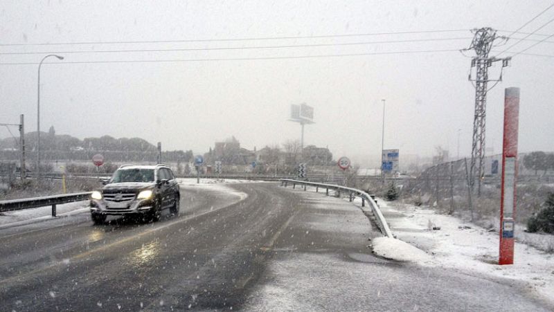 Nevadas en cotas bajas en la mayor parte de la península