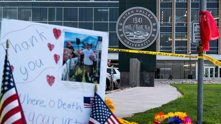 Telediario 2 - Trump anuncia la detención del presunto asesino de Charlie Kirk, el 'influencer' tiroteado en Utah