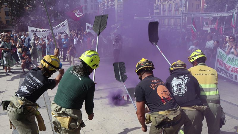 Protesta en Zamora contra la gestión de los incendios | Ver