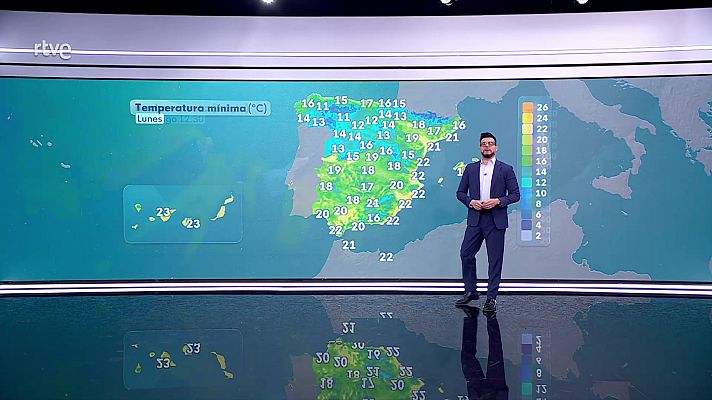 El tiempo - Chubascos fuertes en litorales de Tarragona y Castellón durante la primera mitad del día