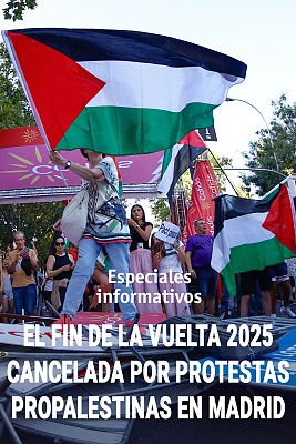 Las protestas propalestinas paran La Vuelta