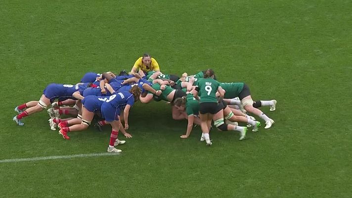 Rugby - Campeonato del Mundo Femenino 1/4 Final: Francia - Irlanda