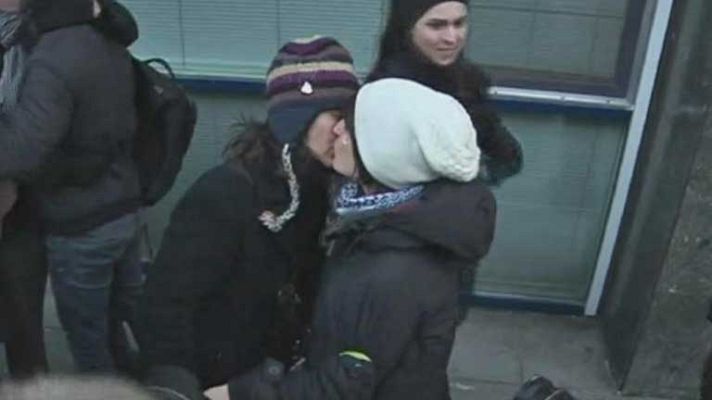 Telediario 1 - Sanción a propaganda gay en Rusia