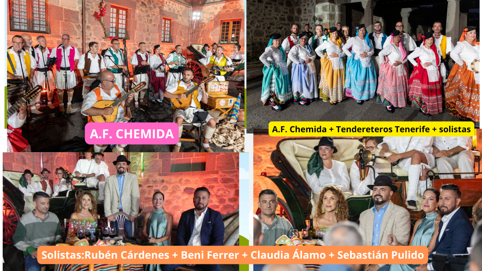 Tenderete - 14/09/2025 con la A.F. Chemida y Tendereteros de Tenerife con solistas - Tenderete | Ver